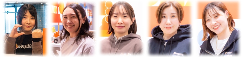 5人 5人